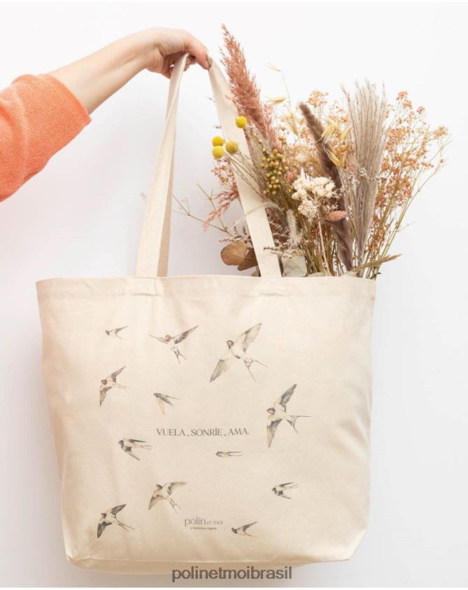 Polin et moi bege saco solidário ''o queimado das andorinhas'' acessórios 6PL246376