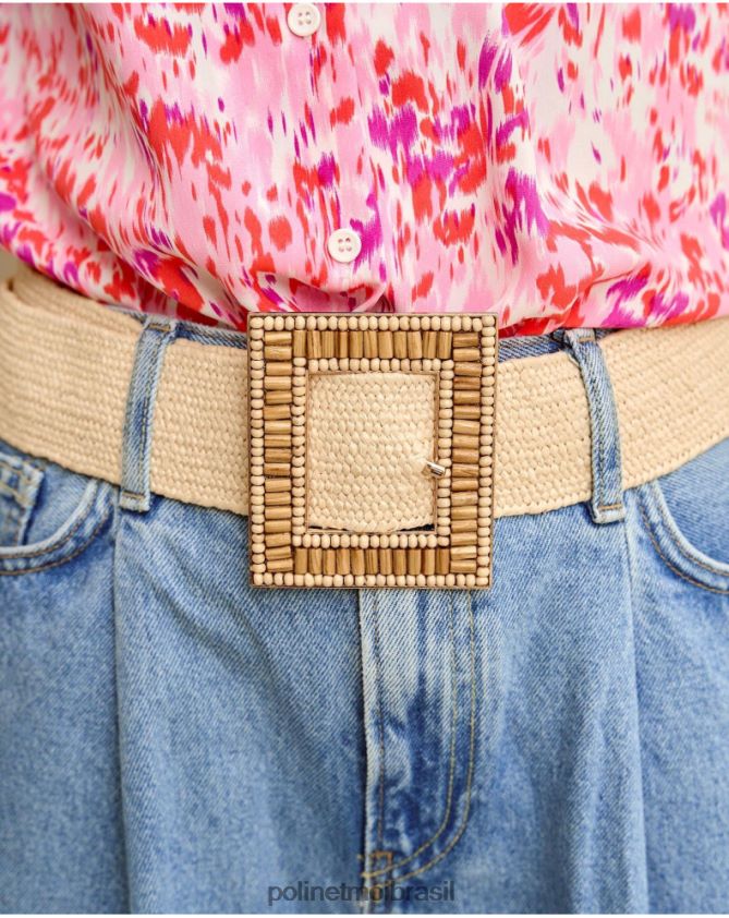 Polin et moi cru cinto quadrado lide acessórios 6PL246403