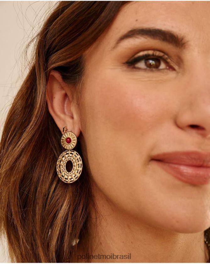 Polin et moi telha brinco de ouro verina acessórios 6PL246388