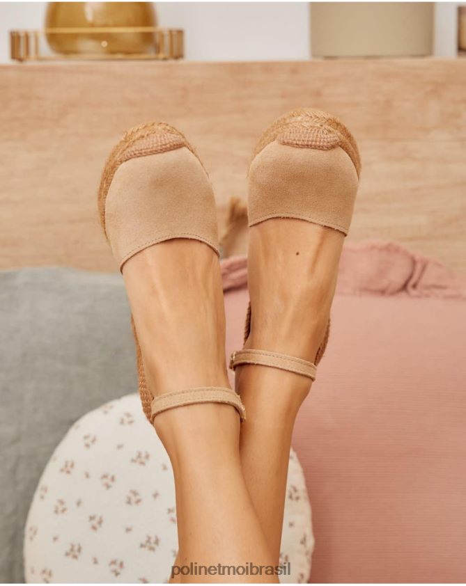 Polin et moi areia espadrille de cunha fabrizia calçados 6PL246476