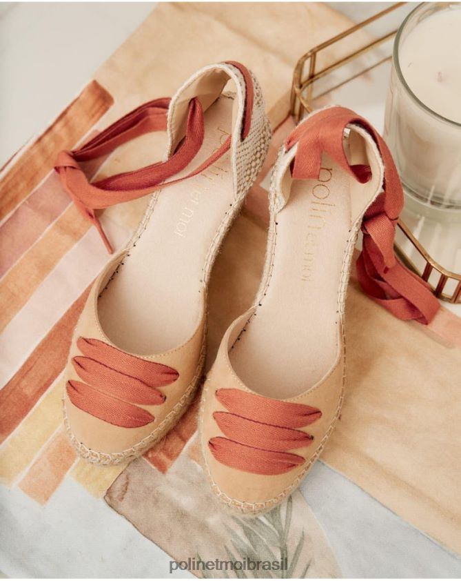 Polin et moi camelo alpercata camponesa centavo calçados 6PL246432