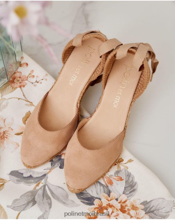 Polin et moi camelo decote alpercata mafalda calçados 6PL246457