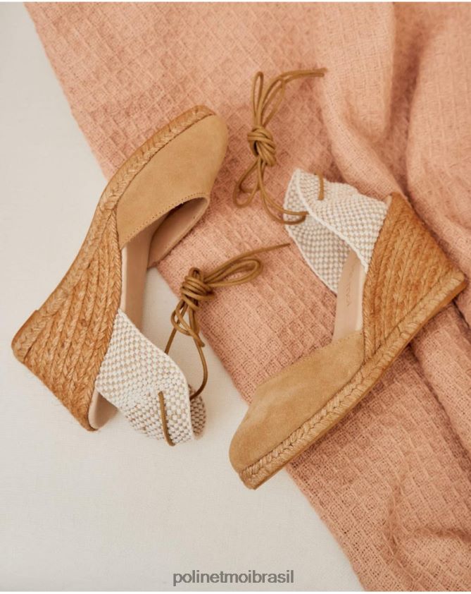 Polin et moi camelo espadrille corda estela calçados 6PL246448
