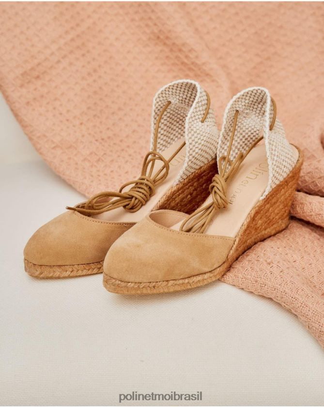 Polin et moi camelo espadrille corda estela calçados 6PL246448