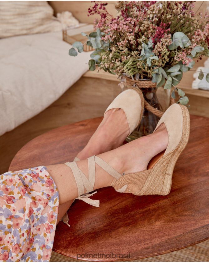 Polin et moi camelo fitas alpercatas madalina calçados 6PL246441