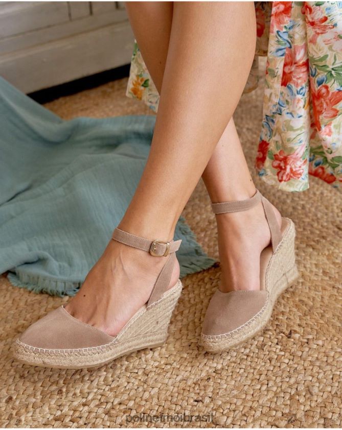 Polin et moi cinza alpercata com corte inferior izzy calçados 6PL246473