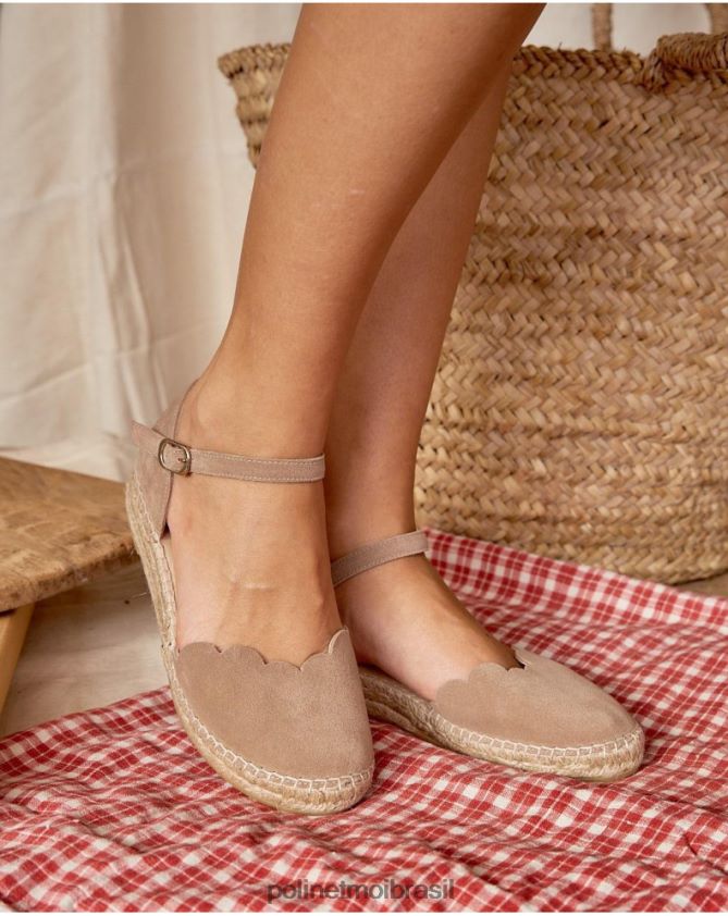 Polin et moi cinza alpercatas ondas betsy calçados 6PL246414