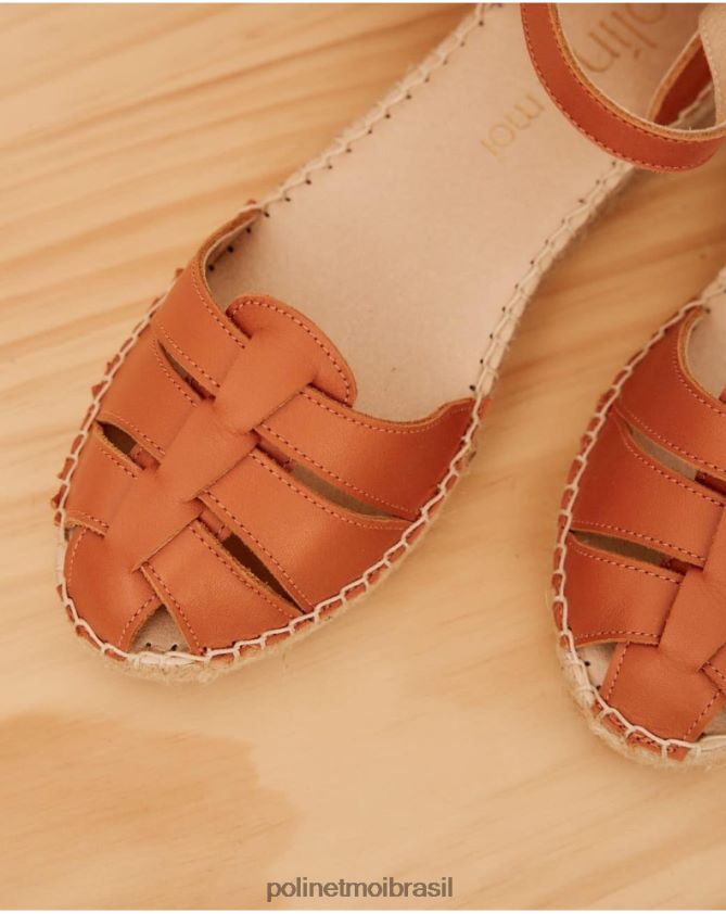 Polin et moi couro alpercata caranguejo anna calçados 6PL246494