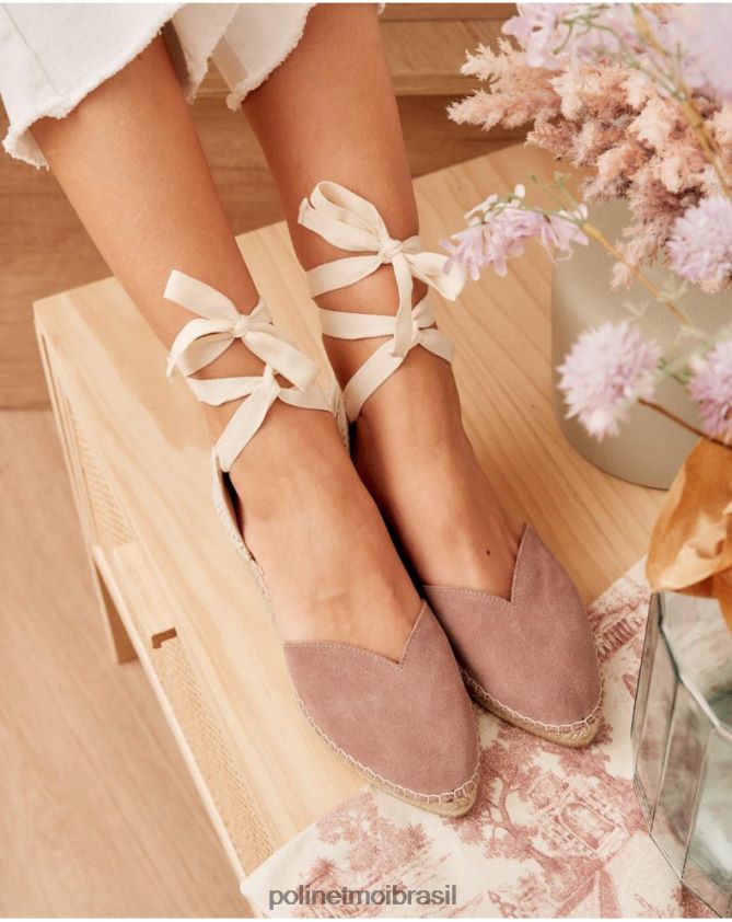 Polin et moi lavanda alpercata coração evita calçados 6PL246495