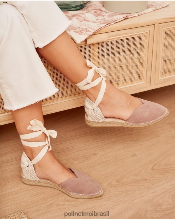 Polin et moi lavanda alpercata coração evita calçados 6PL246495