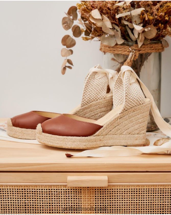 Polin et moi marrom alpercata de couro yana calçados 6PL246456