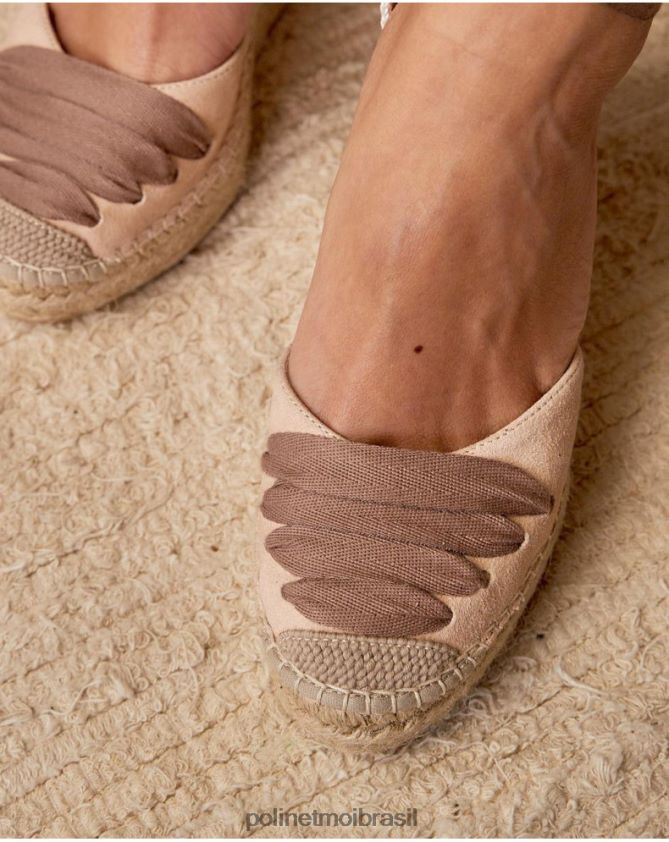Polin et moi nu alpercata camponesa centavo calçados 6PL246498