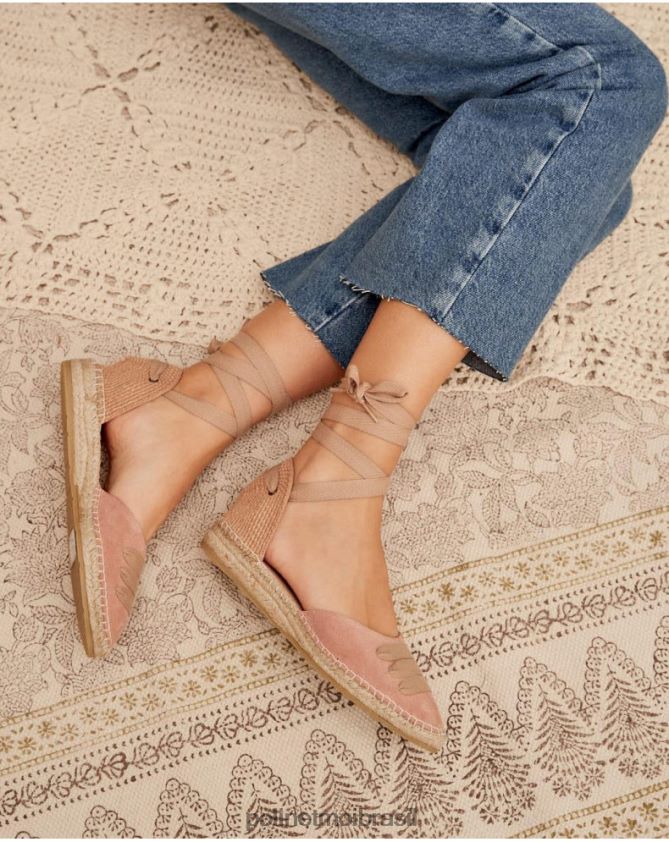 Polin et moi rosa alpercata camponesa raven calçados 6PL246423