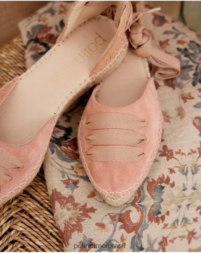 Polin et moi rosa alpercata camponesa raven calçados 6PL246423