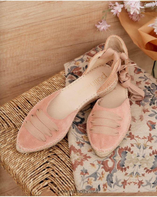 Polin et moi rosa alpercata camponesa raven calçados 6PL246423