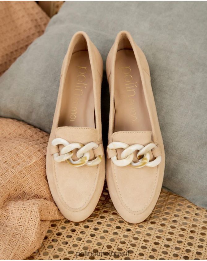 Polin et moi nu mocassim cadena agustina calçados 6PL246502