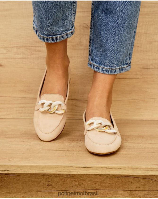 Polin et moi nu mocassim cadena agustina calçados 6PL246502