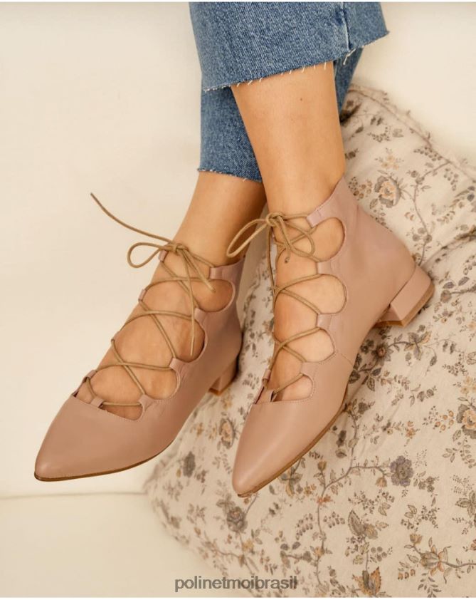 Polin et moi nu merceditas cordones gregoria calçados 6PL246482