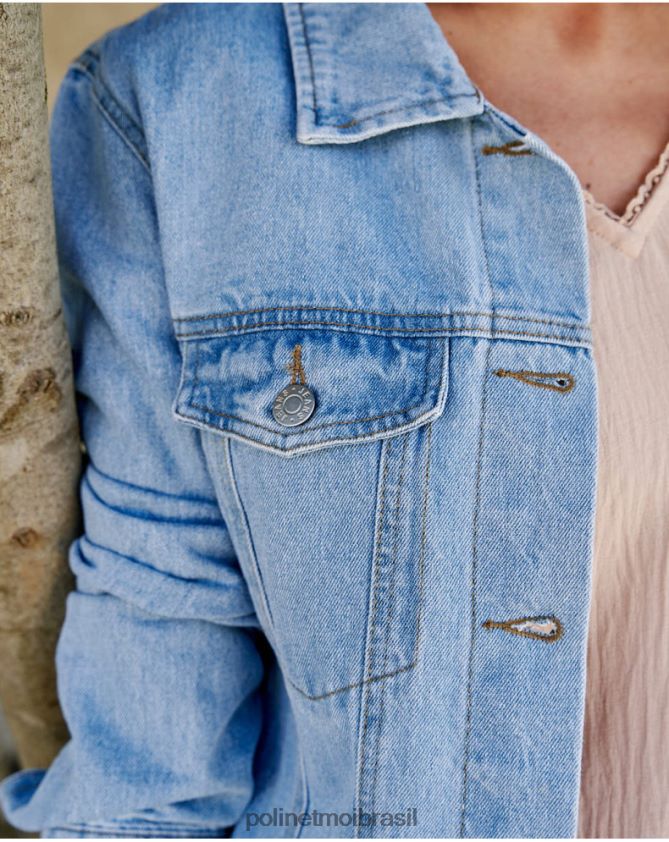 Polin et moi jeans jaqueta cowboy malena roupas 6PL246366