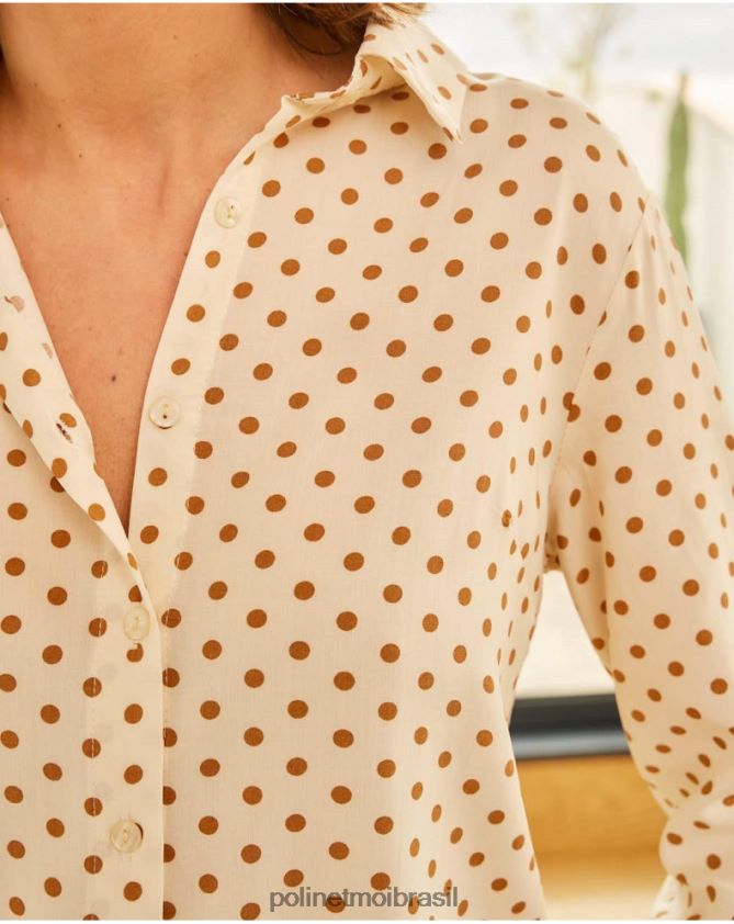 Polin et moi camelo blusa moles afrodite roupas 6PL246199