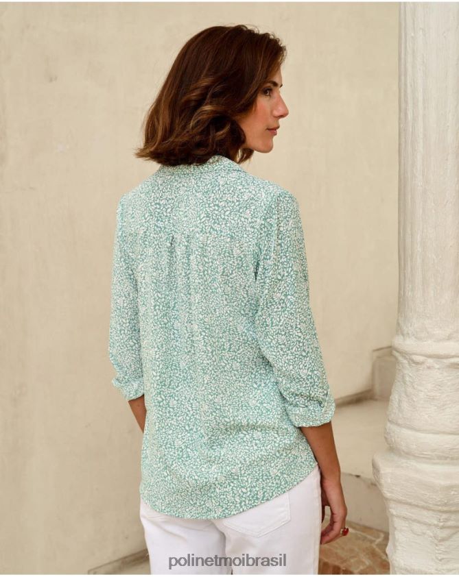 Polin et moi eucalipto camisa floral ayana roupas 6PL246184