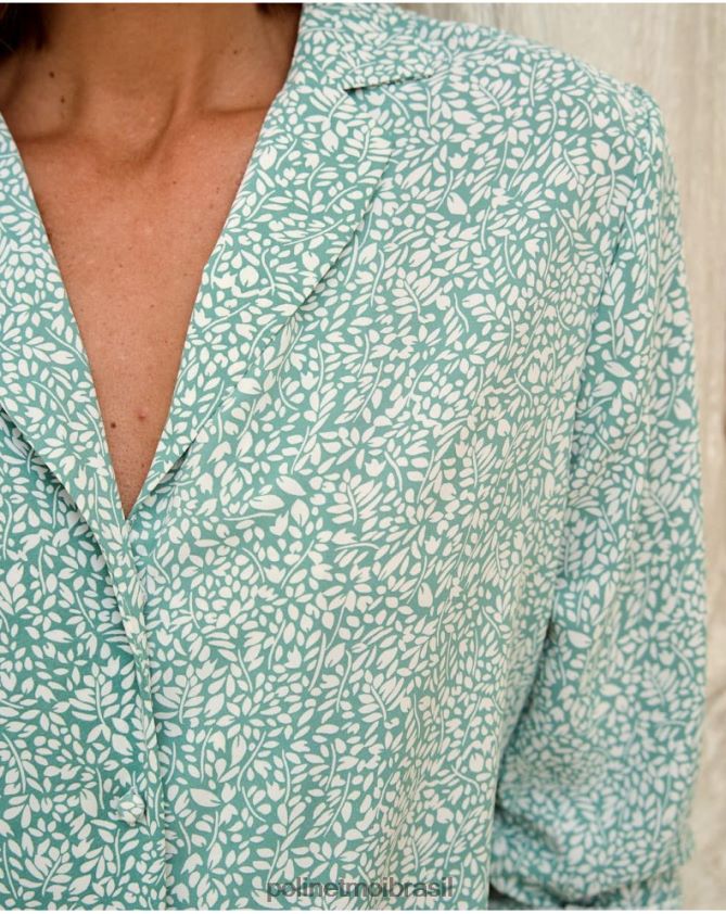 Polin et moi eucalipto camisa floral ayana roupas 6PL246184