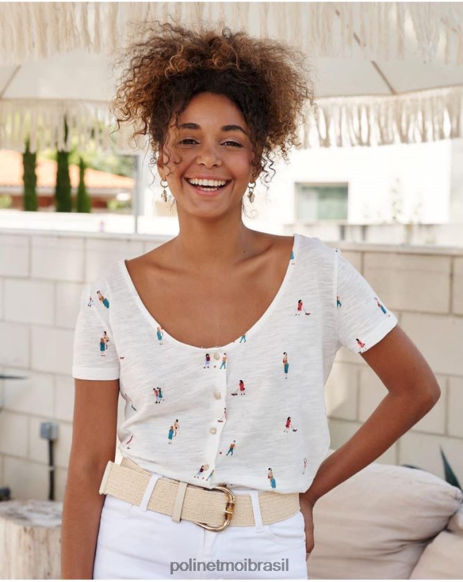 Polin et moi branco pessoas vão camiseta roupas 6PL246238