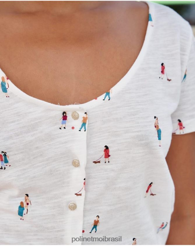 Polin et moi branco pessoas vão camiseta roupas 6PL246238