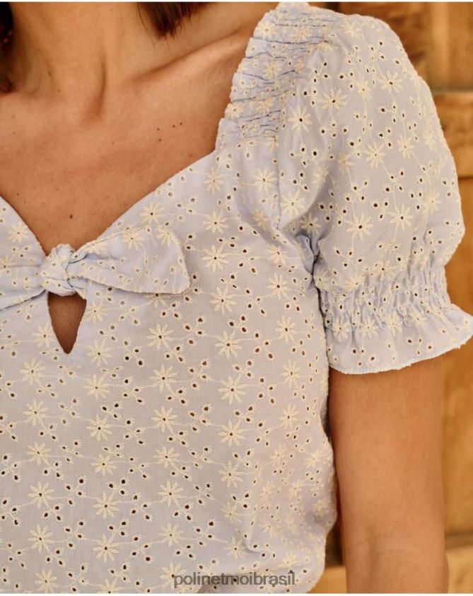 Polin et moi celestial top arco senhora roupas 6PL246239