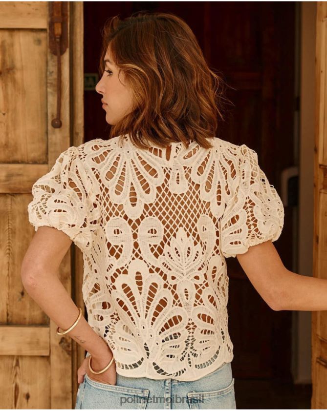 Polin et moi cru rascunho superior neri roupas 6PL246276