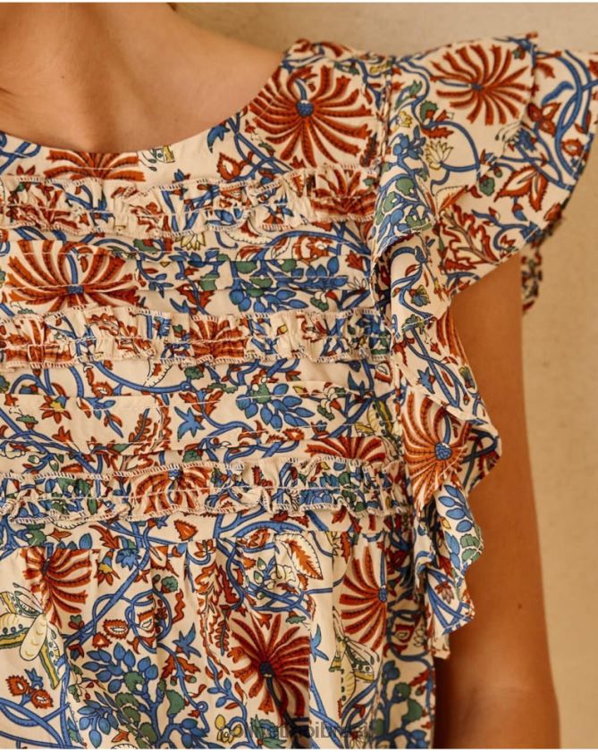 Polin et moi cru top tibéria babado roupas 6PL246277