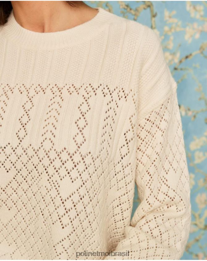 Polin et moi cru suéter campana eira roupas 6PL246345