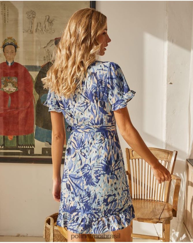 Polin et moi atlântico vestido cruzado kalila roupas 6PL246131