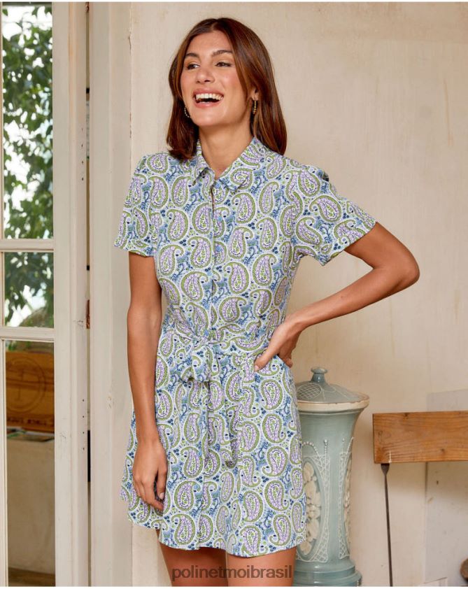 Polin et moi celestial vestido amebas londrina roupas 6PL246138