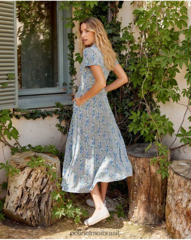 Polin et moi celestial vestido amebas londrina roupas 6PL246139