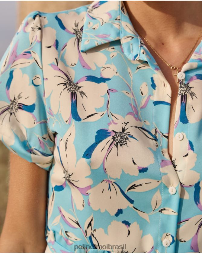 Polin et moi celestial vestido camisa narey roupas 6PL24699