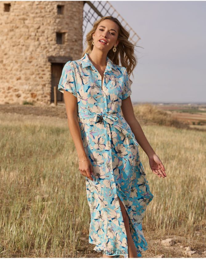 Polin et moi celestial vestido camisa narey roupas 6PL24699