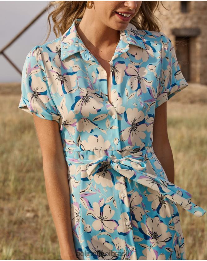 Polin et moi celestial vestido camisa narey roupas 6PL24699