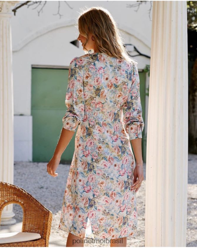 Polin et moi celestial vestido daniela com nó roupas 6PL24645