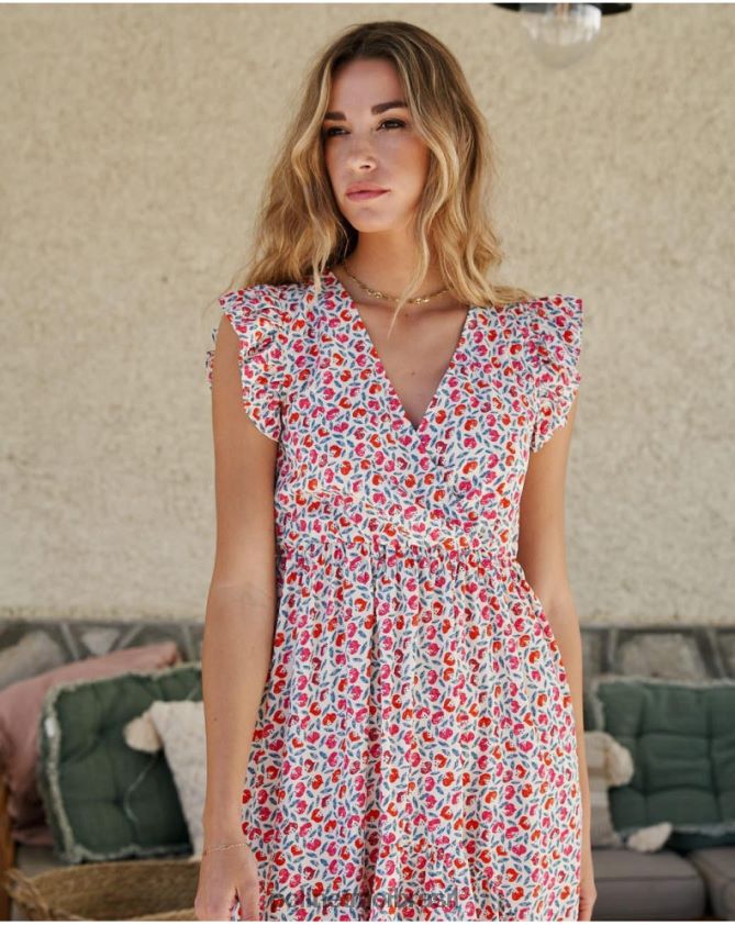 Polin et moi cru vestido assimétrico bessie roupas 6PL246117