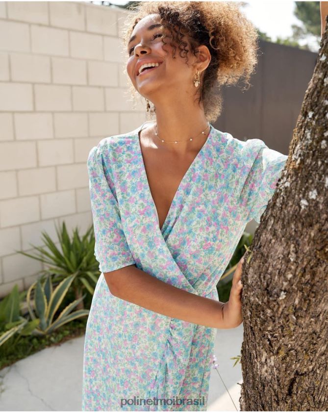 Polin et moi jeans vestido cruzado ainhoa roupas 6PL24614