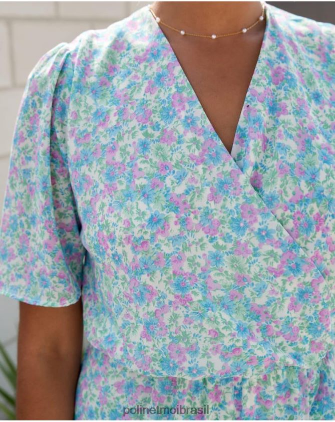 Polin et moi jeans vestido cruzado ainhoa roupas 6PL24614