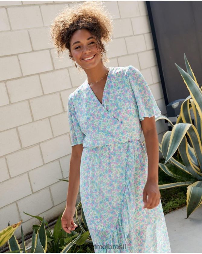 Polin et moi jeans vestido cruzado ainhoa roupas 6PL24614