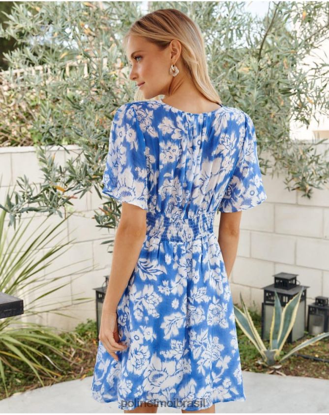 Polin et moi jeans vestido flor talima roupas 6PL2462