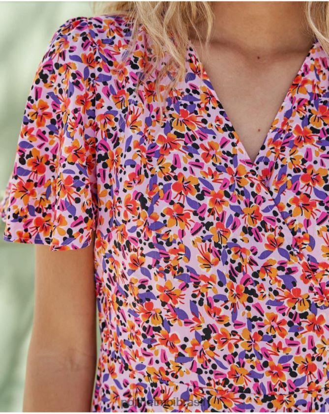 Polin et moi lilás vestido cruzado carma roupas 6PL246107