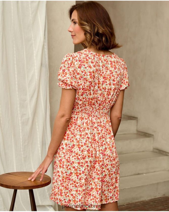 Polin et moi manga vestido curto celi roupas 6PL24691