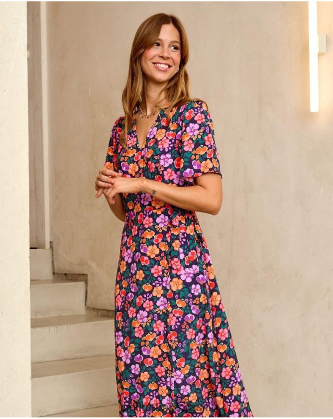 Polin et moi marinho vestido longo gilda roupas 6PL246130