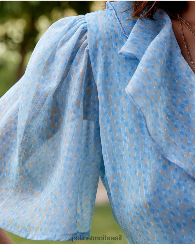 Polin et moi moda vestido manchas erea roupas 6PL246122