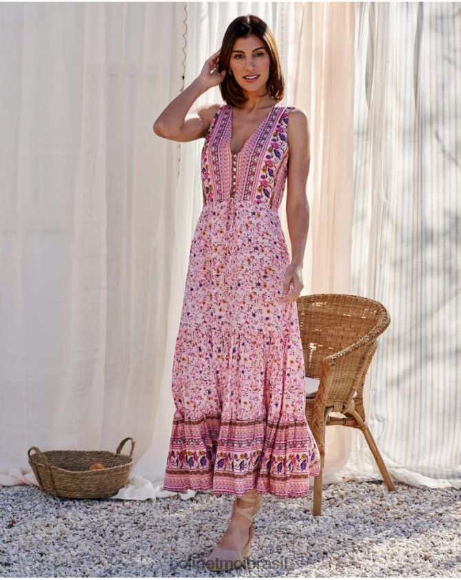 Polin et moi rosa vestido queimado clia roupas 6PL24679